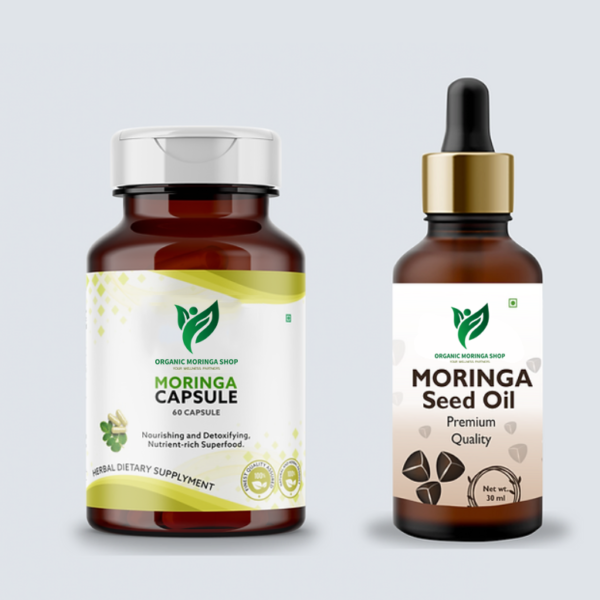 Joint Pain Relief Combo - Moringa Capsules and Moringa Oil